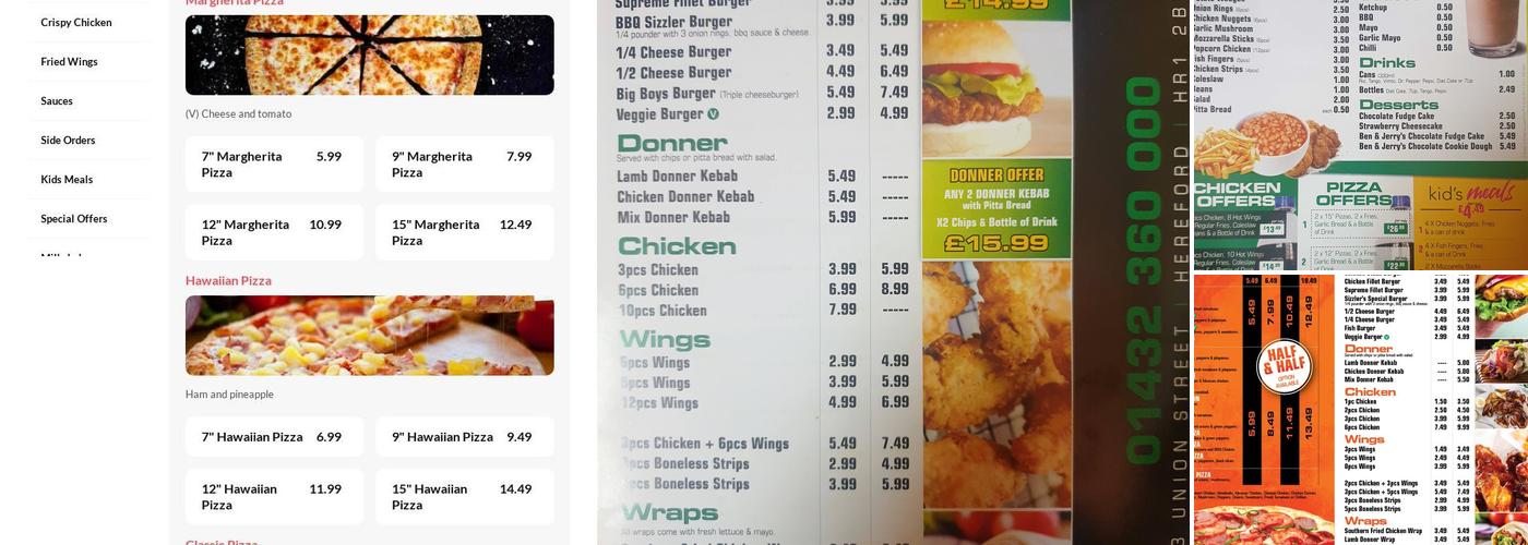 Sizzler Menu