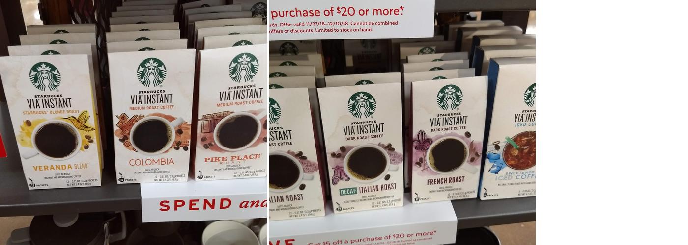 Starbucks Menu