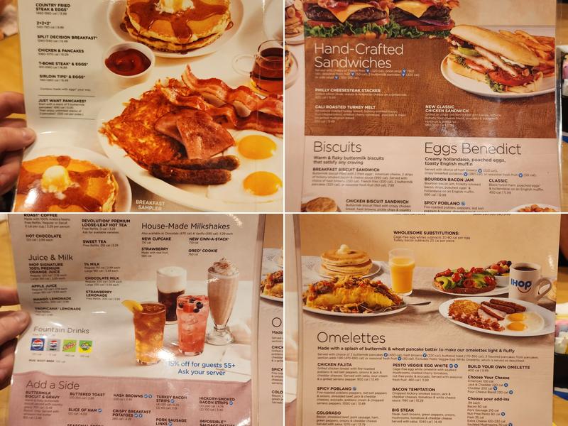 IHOP Menu