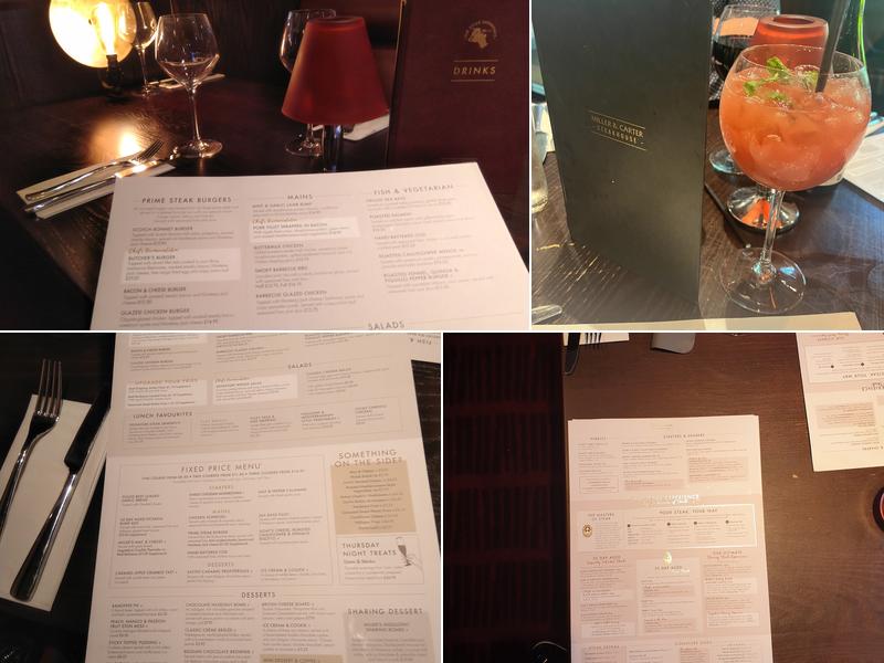 Miller & Carter Herne Bay Menu