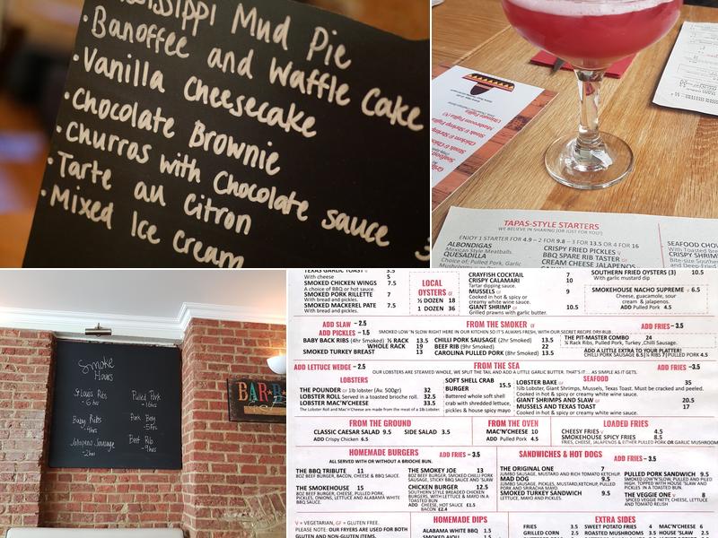 Oyster and Chop House Menu