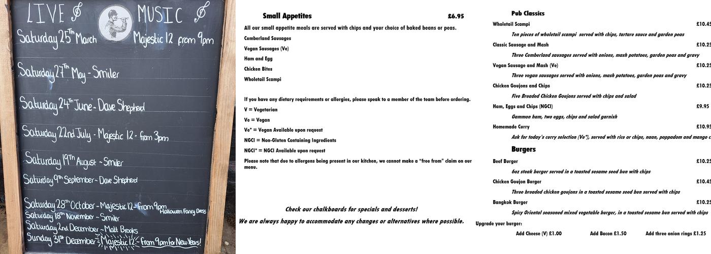 Huntsman & Horn Menu