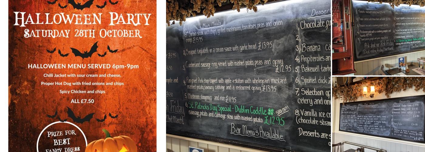 The King Ethelbert Inn Menu