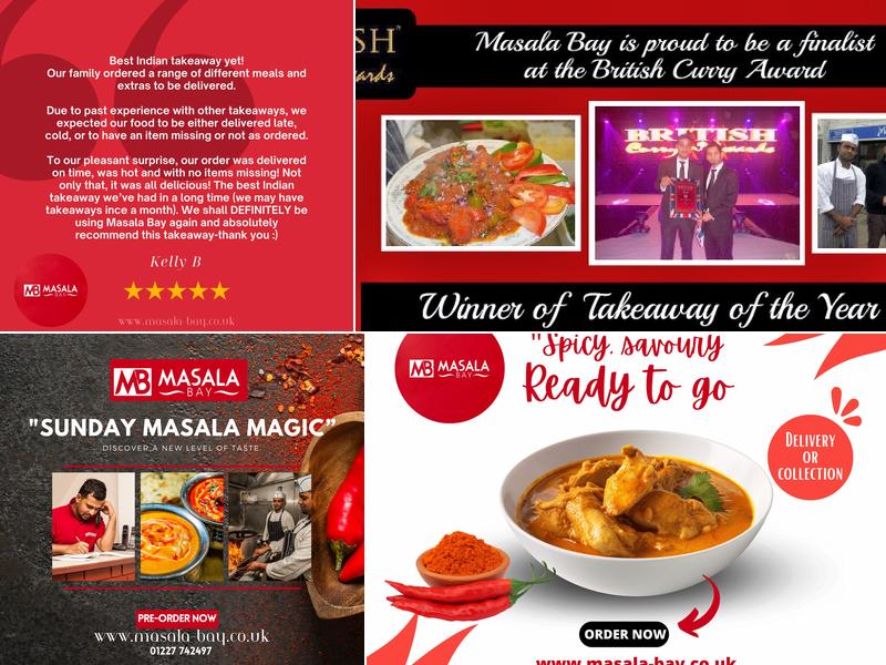 Masala Bay Indian Takeaway Menu