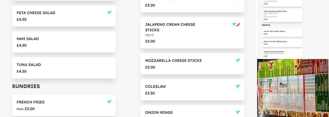 La Friends Pizzeria Menu