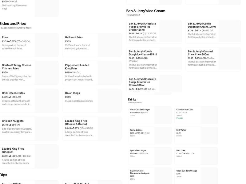 Nanny Brids Kitchen Menu