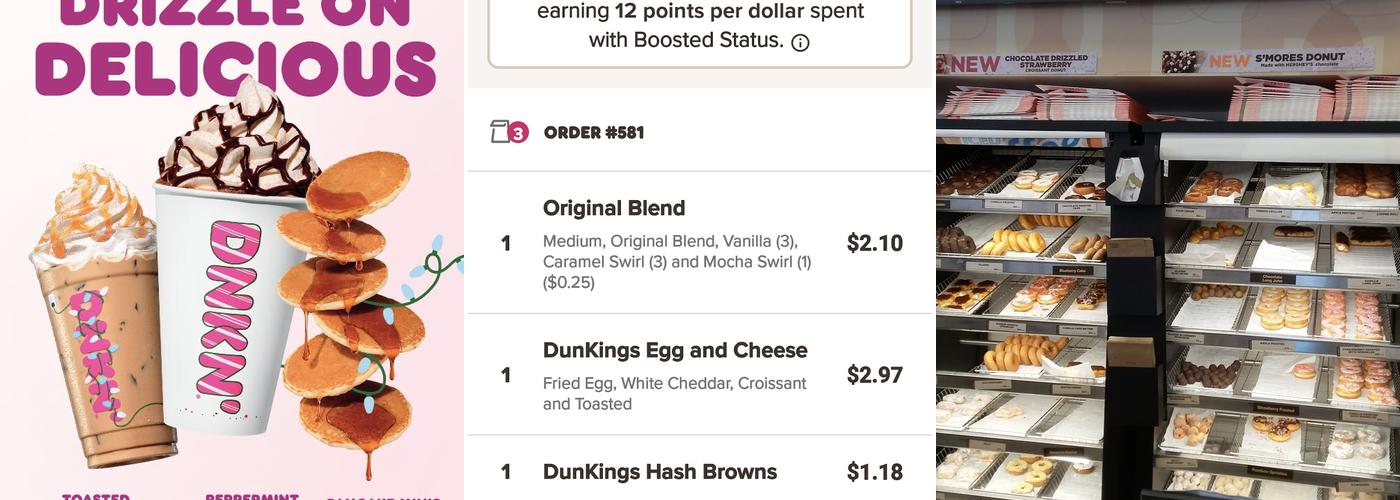 Dunkin' Menu