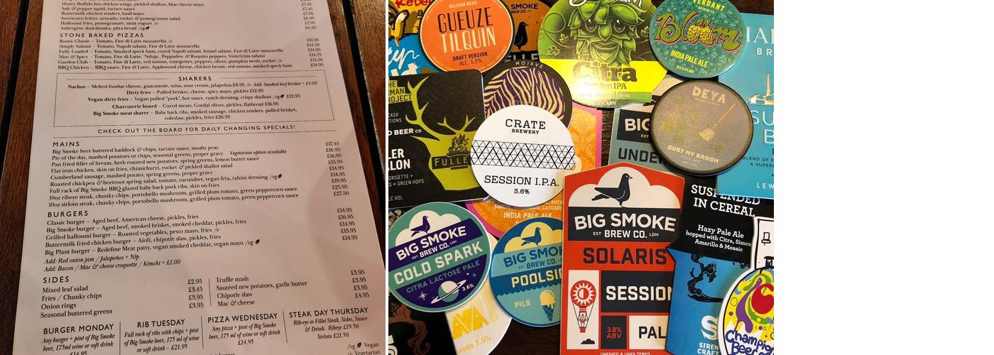 The Flintgate - Weybridge Pub Menu