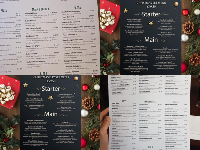 Dinnio Restaurant Menu