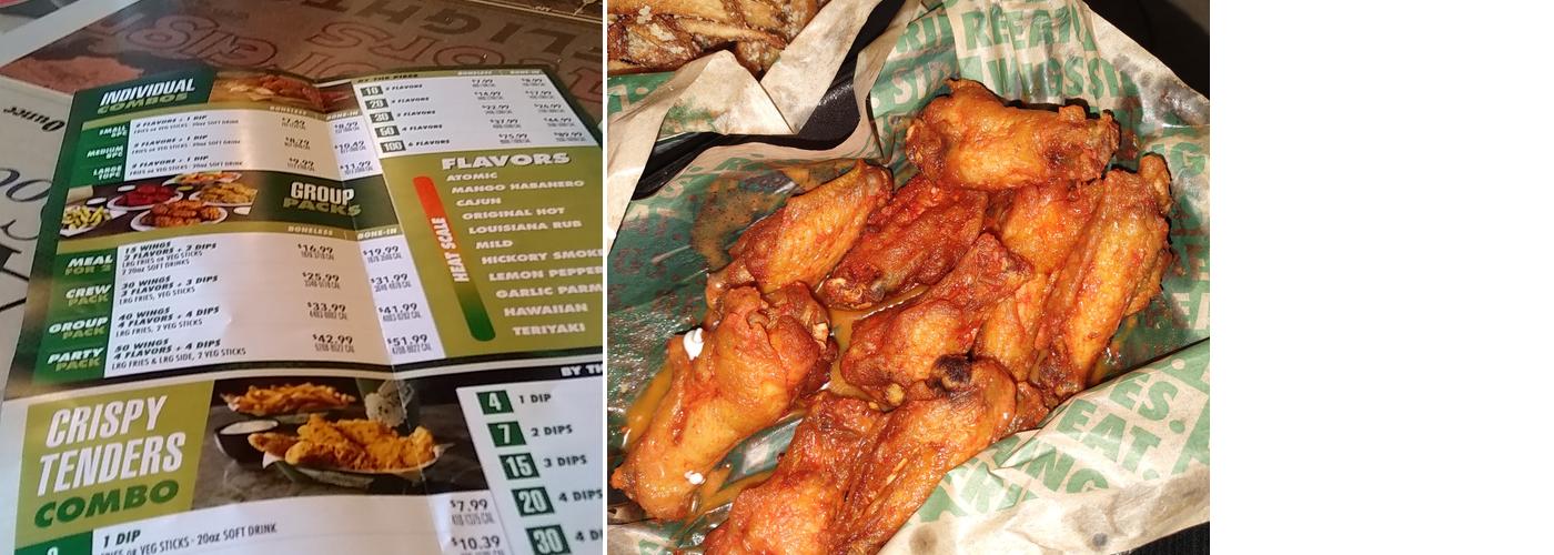 Wingstop Menu