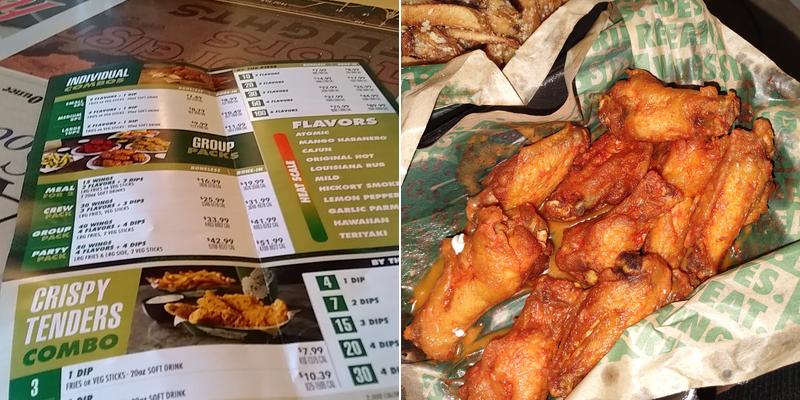 Wingstop Menu