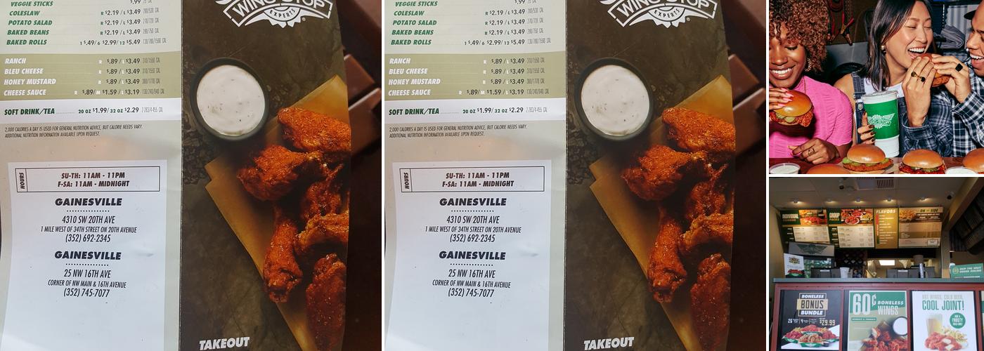 Wingstop Menu