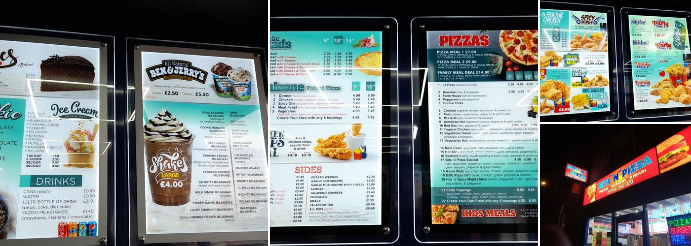 Bits N Pizza Menu