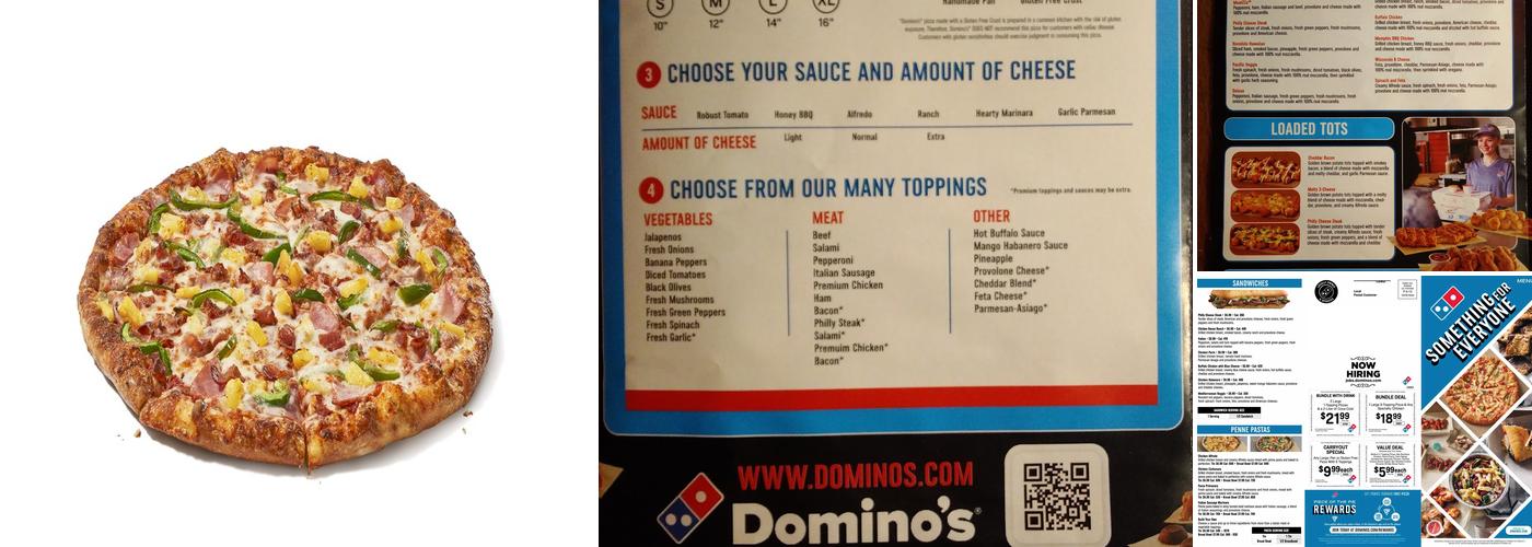 Domino's Pizza Menu
