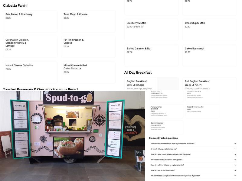 Spud-to-go Menu