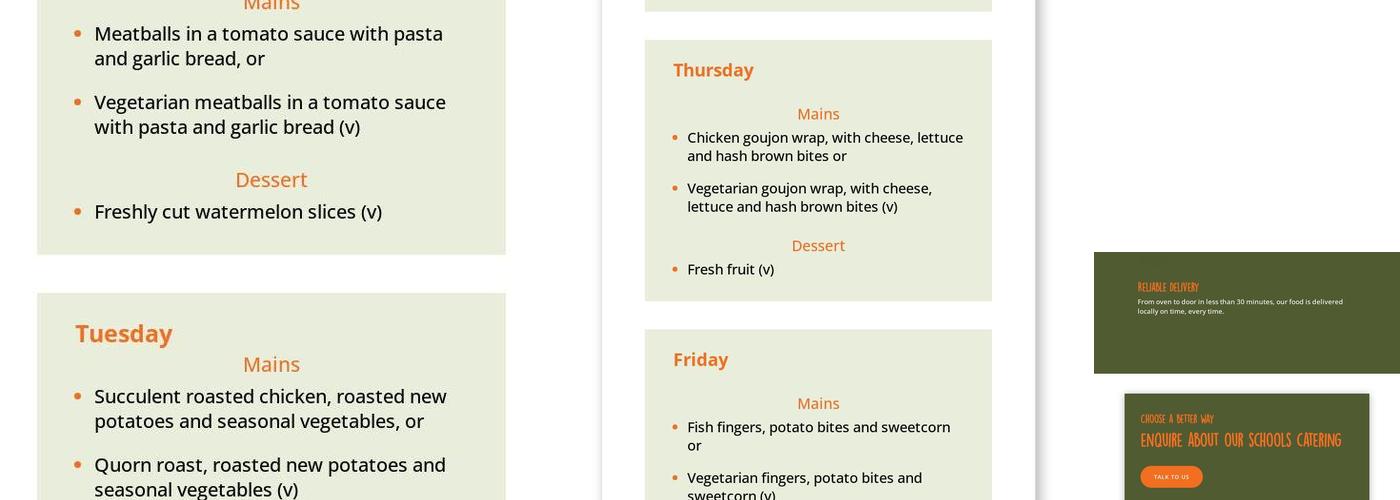 Crab Apple Catering Menu