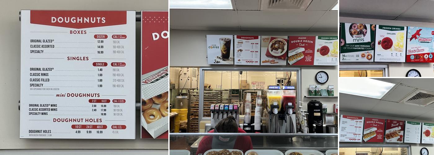 Krispy Kreme Menu