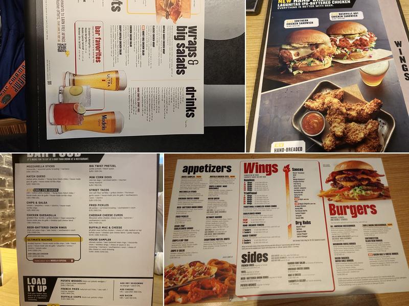 Buffalo Wild Wings Menu