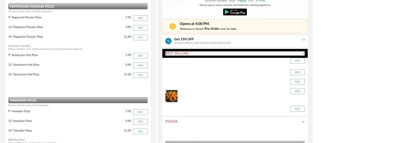 AL'S PERI CHICKEN Menu