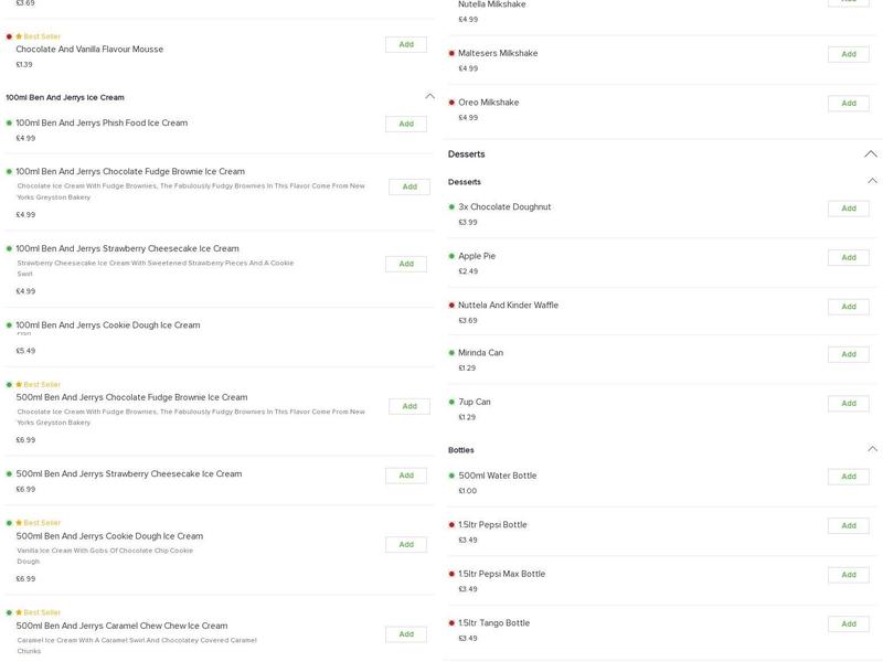 Dixi Chicken & Pizza Menu