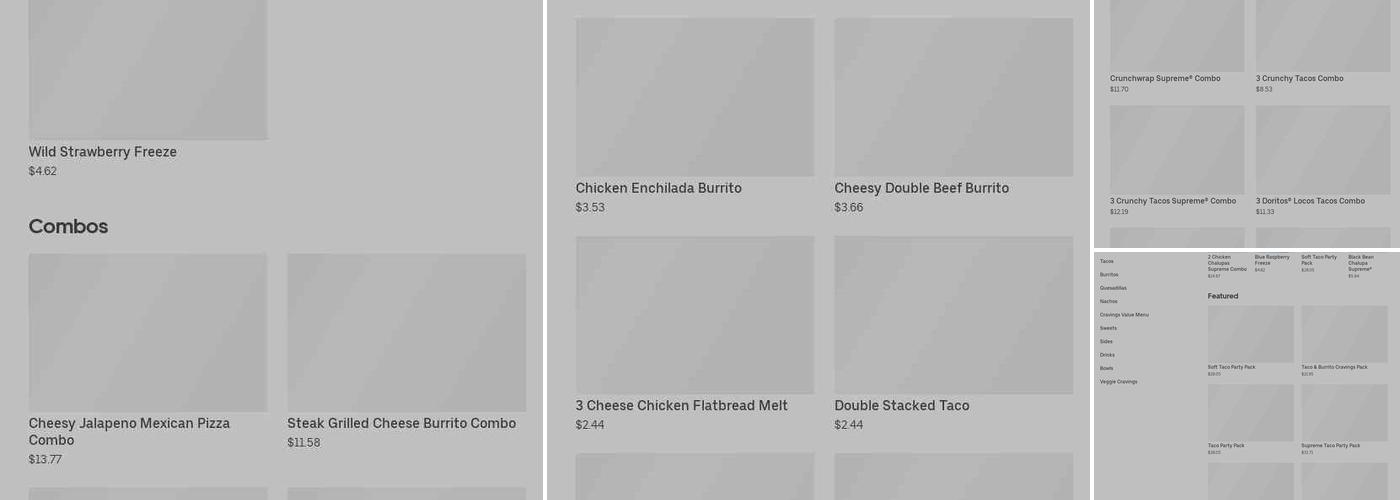 Taco Bell Menu