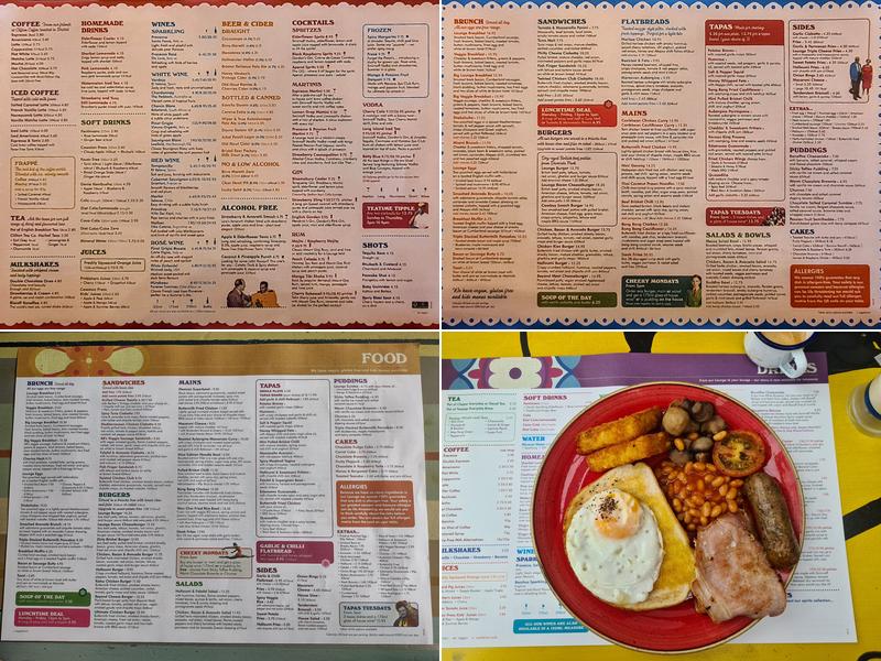 Granello Lounge Menu