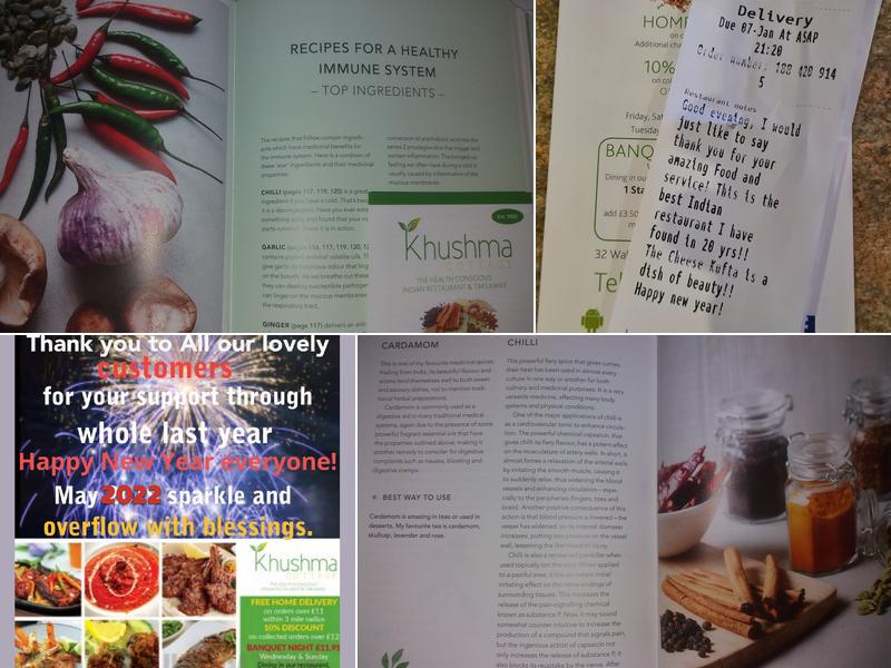 Khushma Cottage Menu