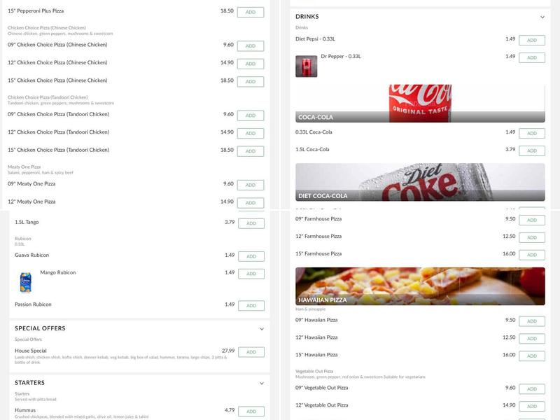 Ali Baba Hitchin - We Save You Save - Order From Website !!! Menu