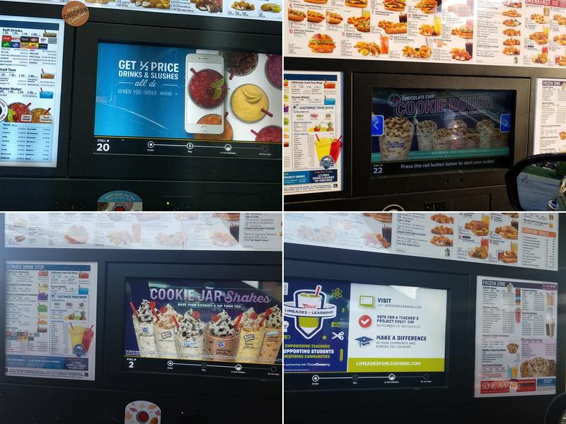 Sonic Drive-In Menu