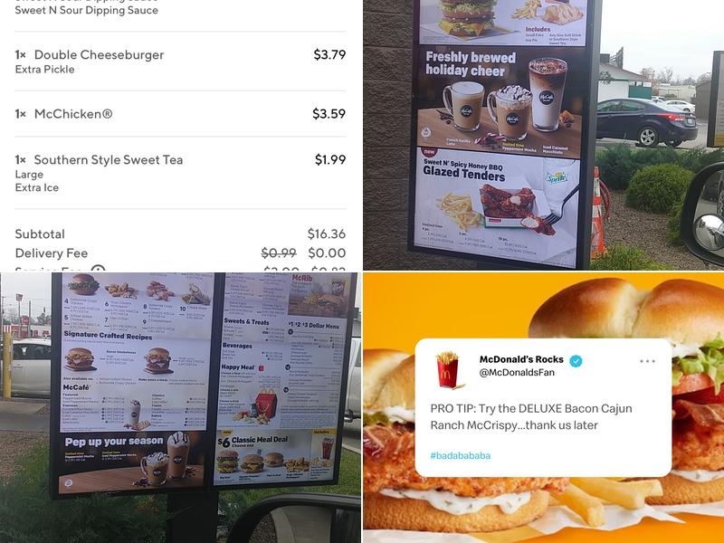 McDonald's Menu