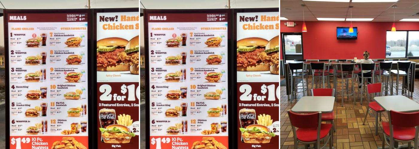 Burger King Menu