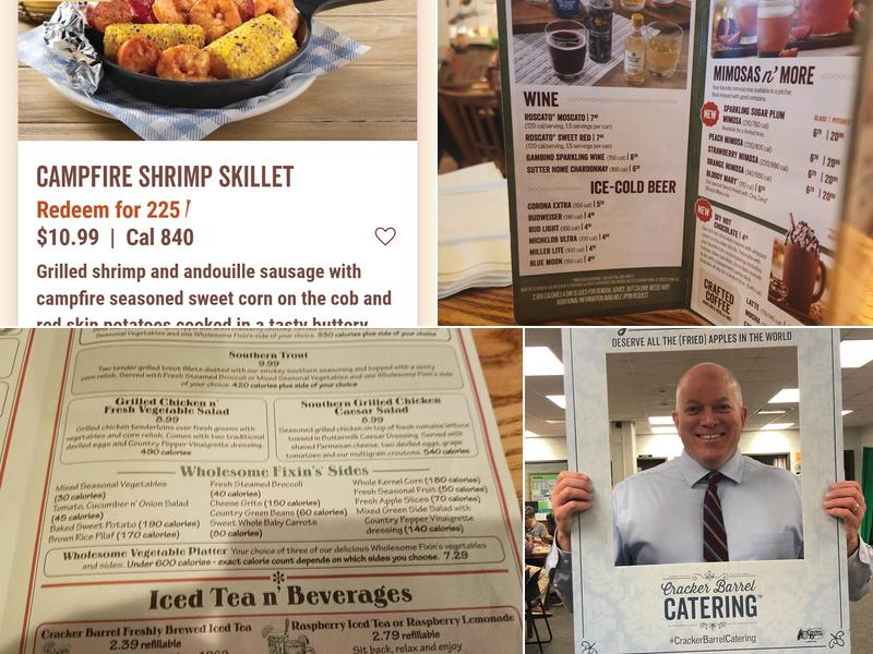 Cracker Barrel Old Country Store Menu