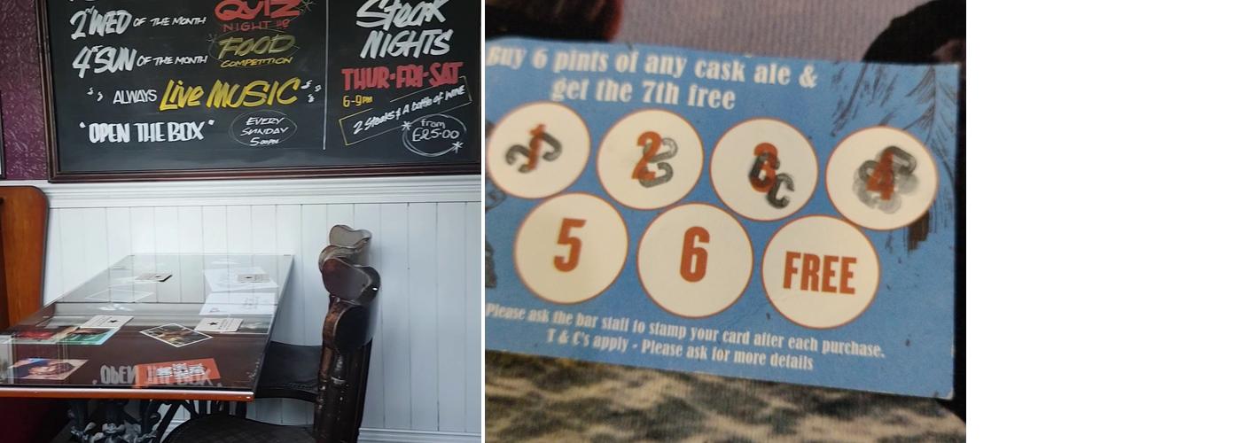 Waggon & Horses Menu