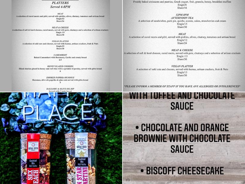 THE HIDE OUT HOLMFIRTH Menu