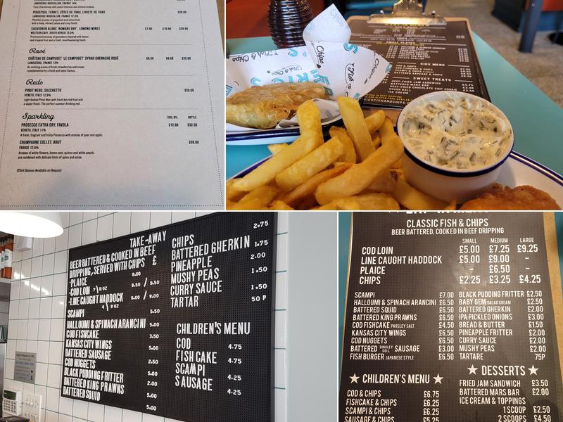 Eric’s Fish & Chips Menu