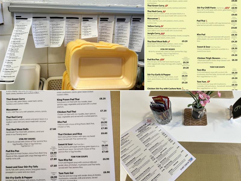 Chanthi's Thai to Go Menu