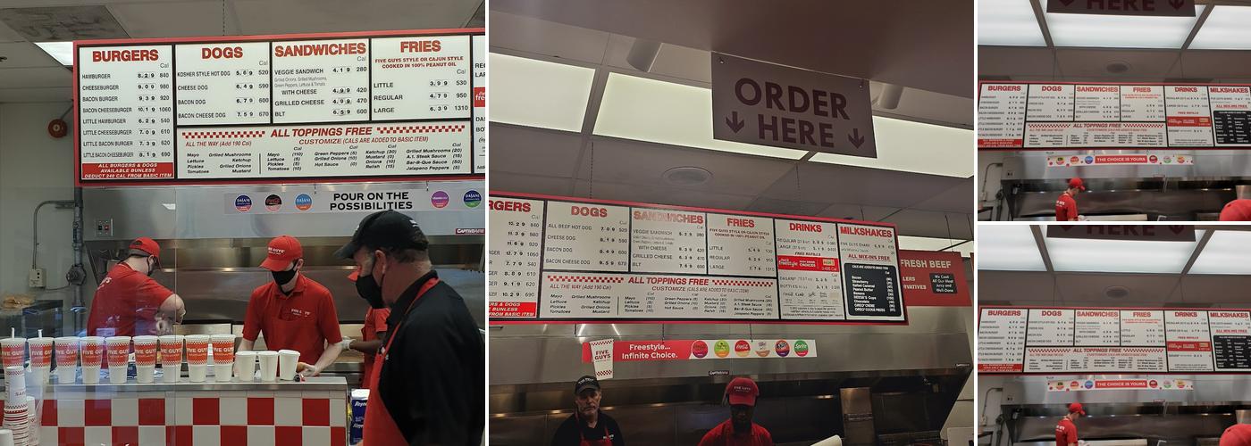 Five Guys Menu