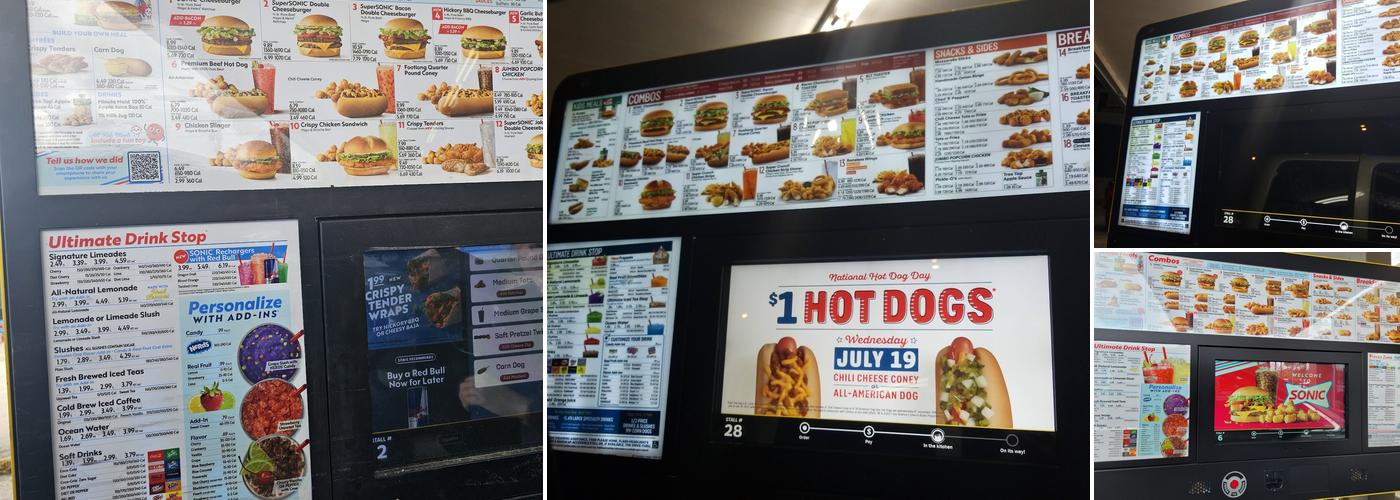 Sonic Drive-In Menu