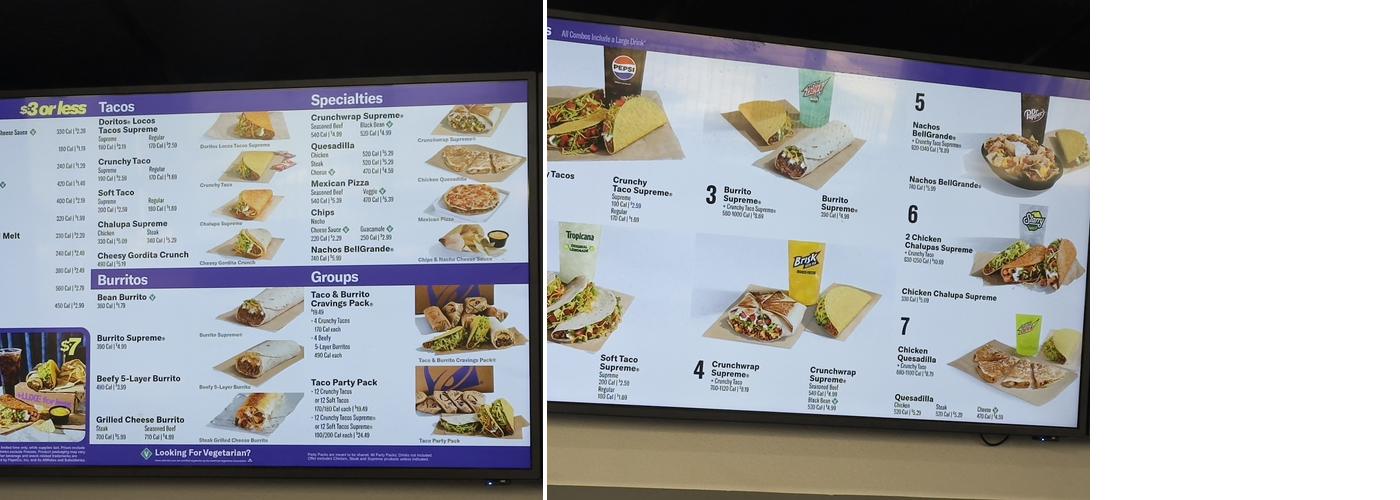 Taco Bell Menu