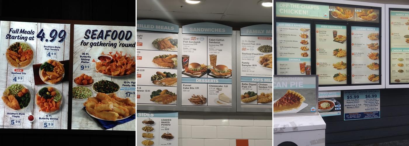 Captain D's Menu