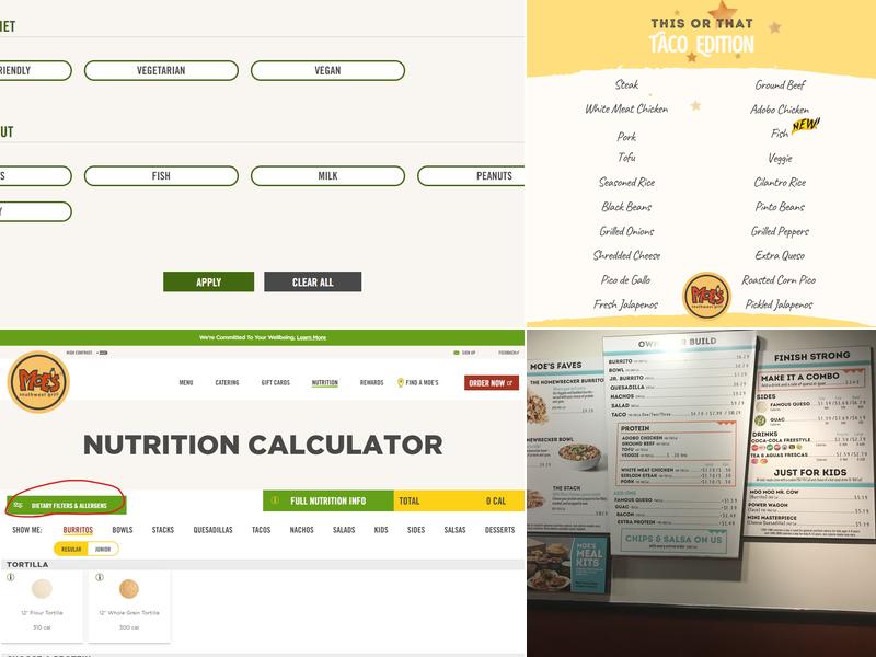 Moe's Southwest Grill Menu