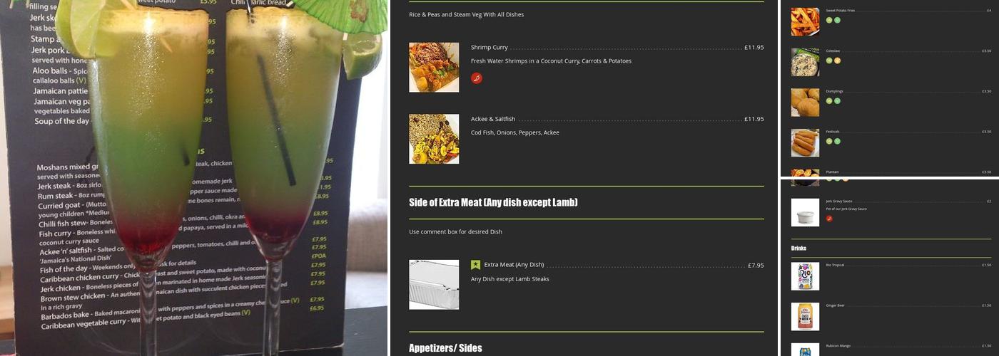 Moshan Island Grill/ Box Dinner Menu