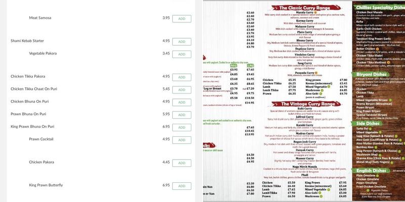 Chillies Indian Cuisine and Grill Menu