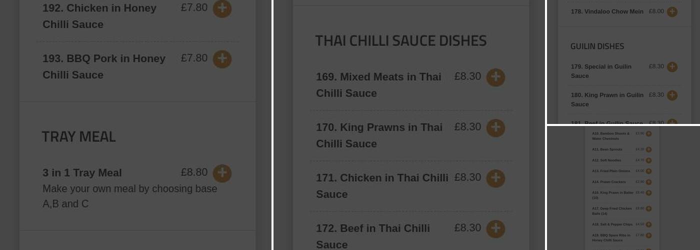 Golden Dragon Chop Suey House Menu