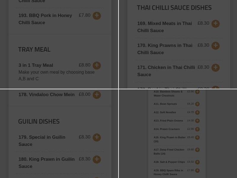 Golden Dragon Chop Suey House Menu