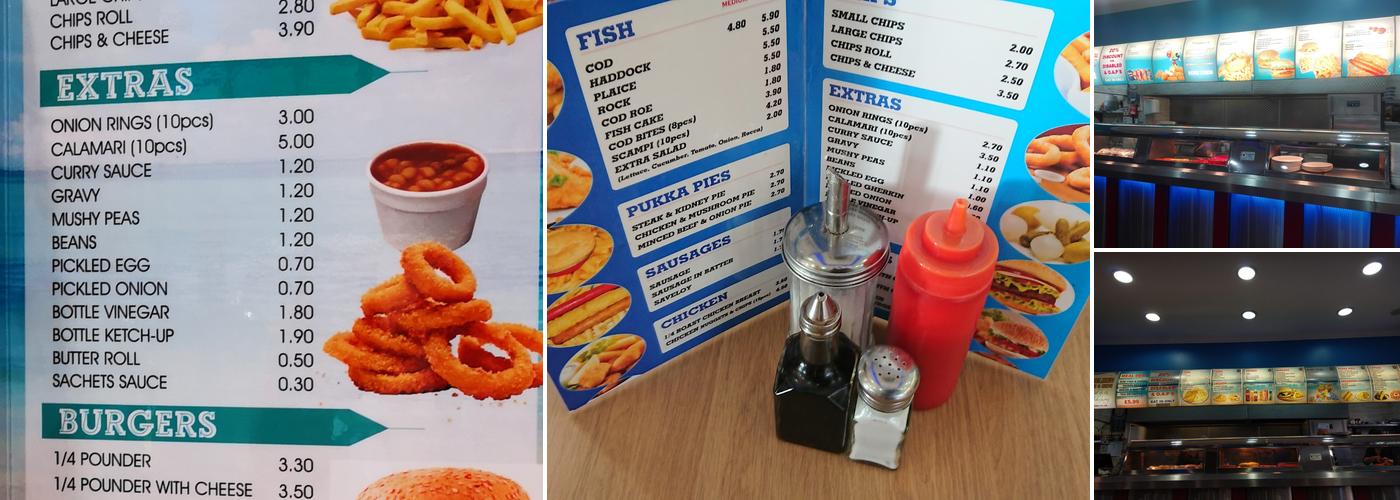 Golden Fish & Chips Menu
