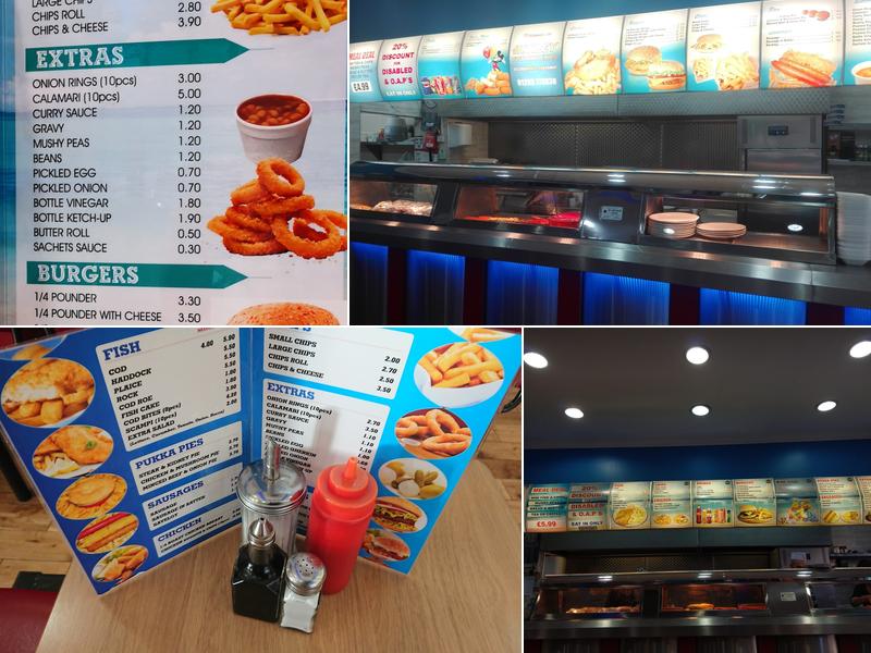 Golden Fish & Chips Menu