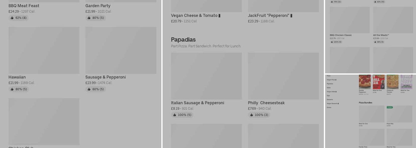 Papa Johns Pizza Menu