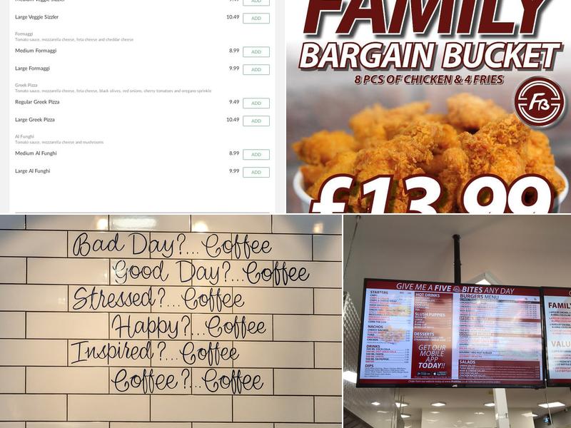 Five Bites Hornsea Menu