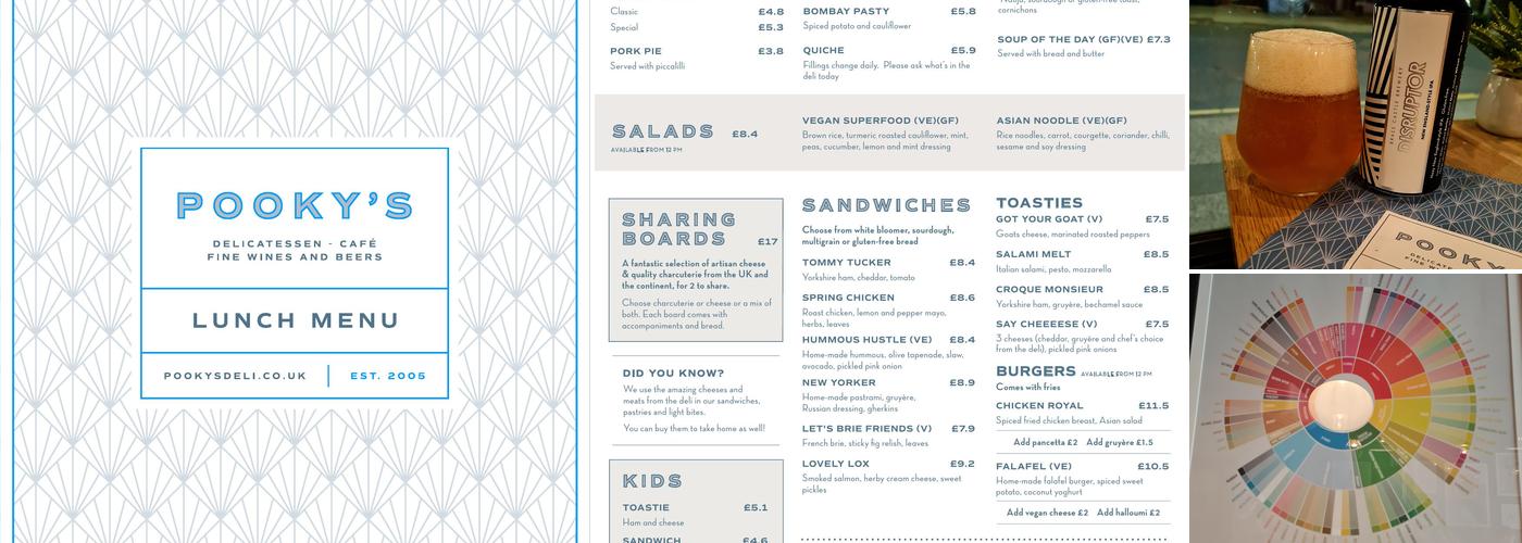 Pooky's Deli & Cafe Menu